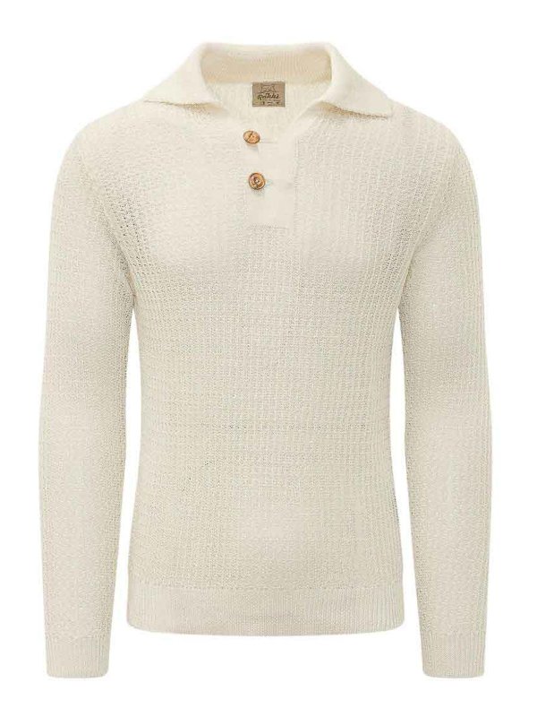 RAKK: Suéteres con cuello pico - Suéter Cuello Redondo - Blanco