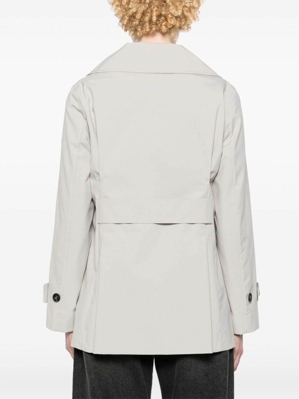 Save The Duck: padded jackets online - Sofi padded double-breasted jacket beige