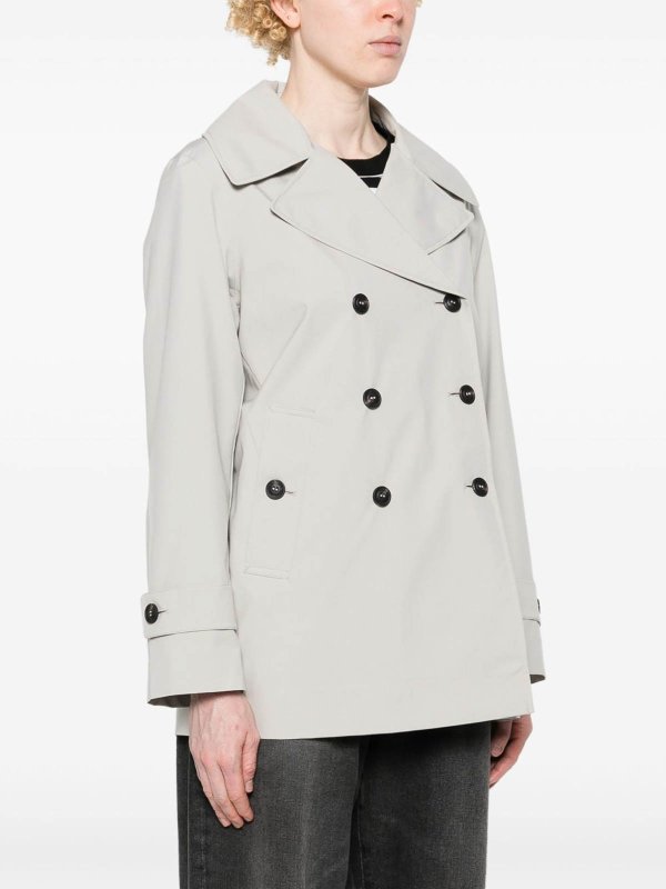 The Best Shops Save The Duck: padded jackets - Sofi padded double-breasted jacket beige