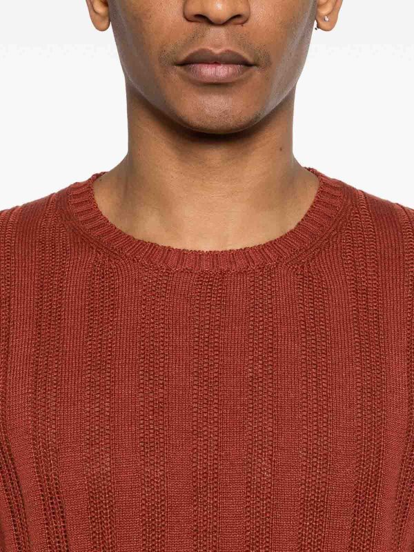 SCAGLIONE: Pull col rond online - Pull Col Rond - Rouge
