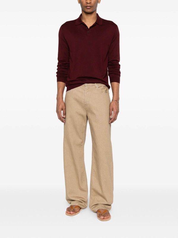 SCAGLIONE buy online ポロシャツ - ダークレッド