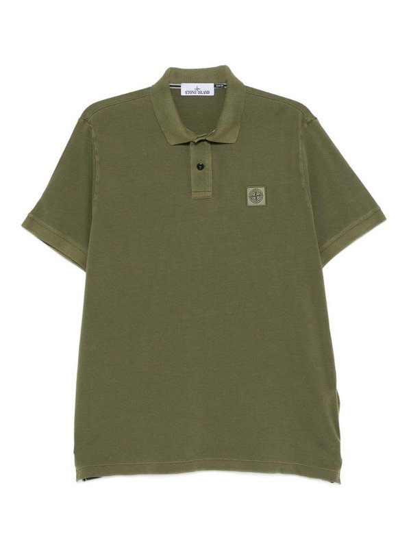 Stone Island ポロシャツ - ダークグリーン|L1S1522002SCS0067V005G