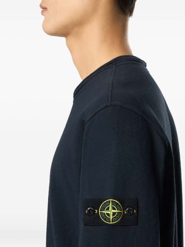 The Best Shops STONE ISLAND: スウェット＆セーター - スウェットシャツ/セーター - ダークブルー
