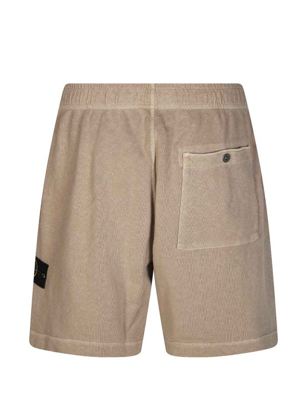 STONE ISLAND: トラウザーショーツ online - ショートパンツ - ベージュ