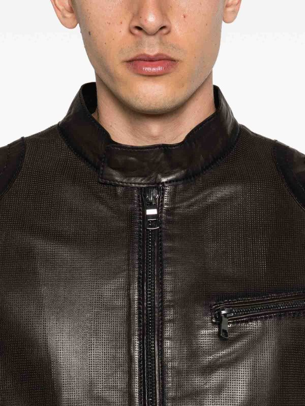 カジュアルジャケット - ブラウン shop online: THE JACK AND JACKIE LEATHERS