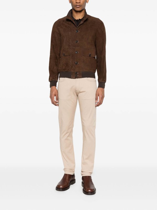 THE JACK AND JACKIE LEATHERS buy online レザージャケット - ブラウン