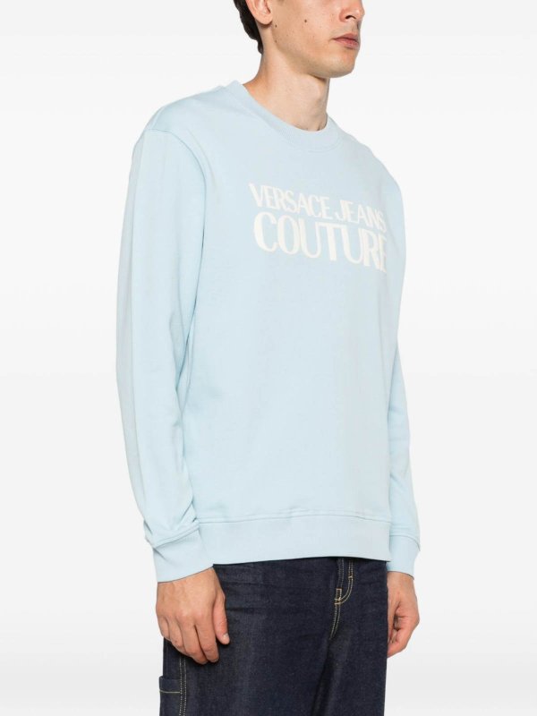 The Best Shops Versace Jeans Couture: スウェット＆セーター - スウェットシャツ/セーター - ブルー