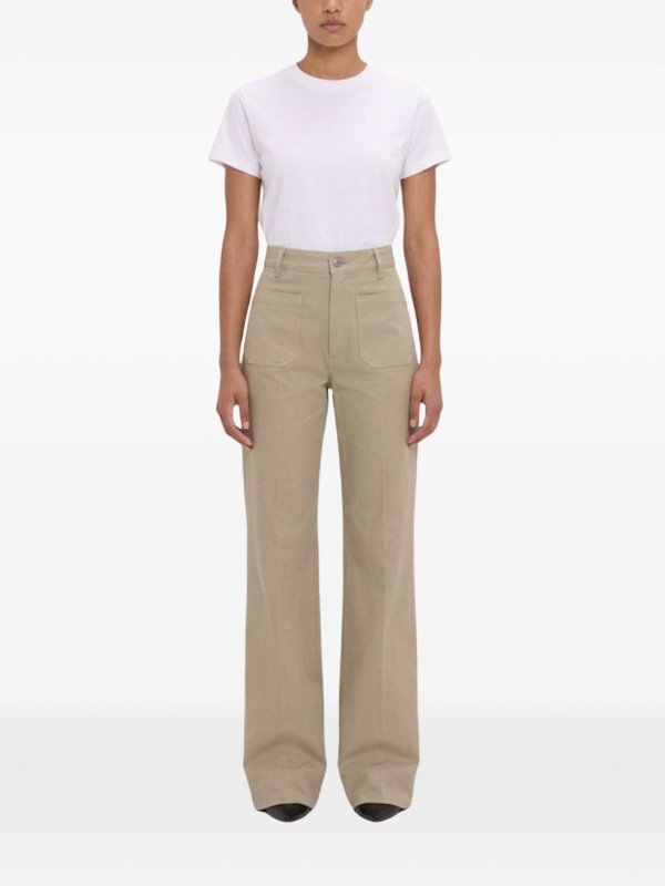 The Best Shops VICTORIA BECKHAM: ストレートジーンズ - ストレートジーンズ - グレー