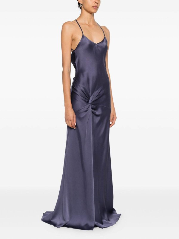 The Best Shops VICTORIA BECKHAM: イブニングドレス - イブニングドレス - ブルー