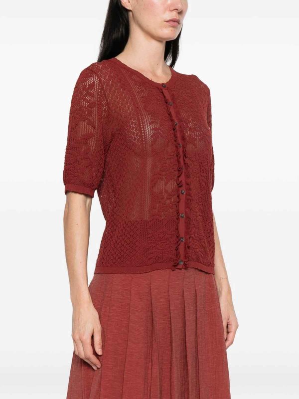 Cardigan - Rot shop online: YERSE