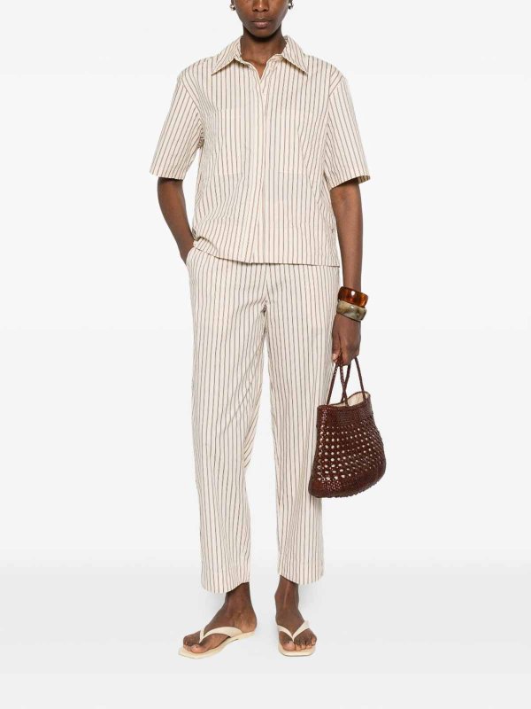 The Best Shops YERSE: Casual Hosen - Casual Hose - Hellbeige