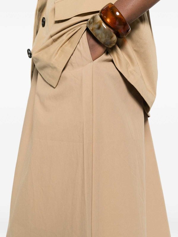 The Best Shops YERSE: Knielange und Midi Röcke - Midirock - Camel
