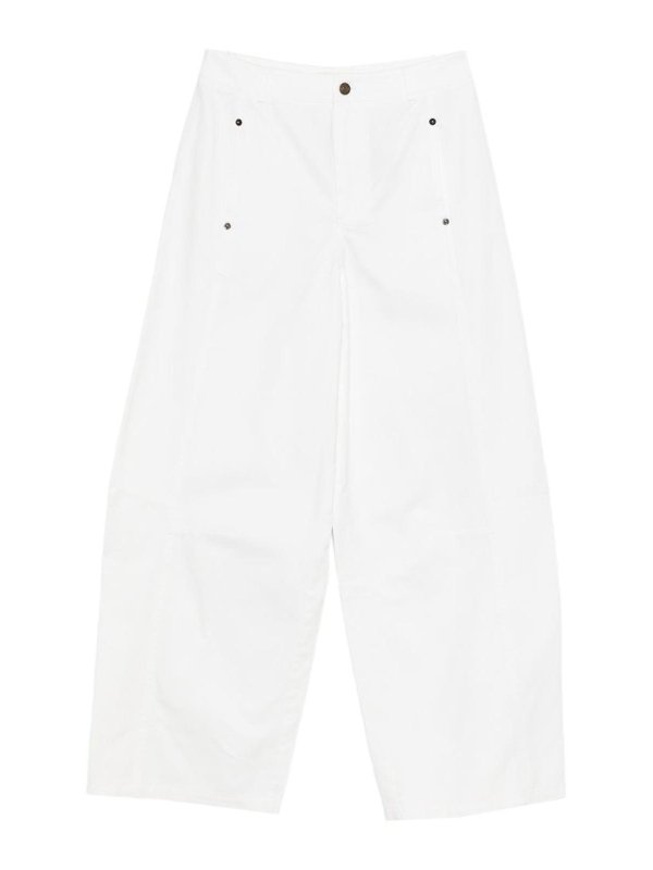 YERSE: Jeans Rectos - Vaqueros Rectos - Blanco