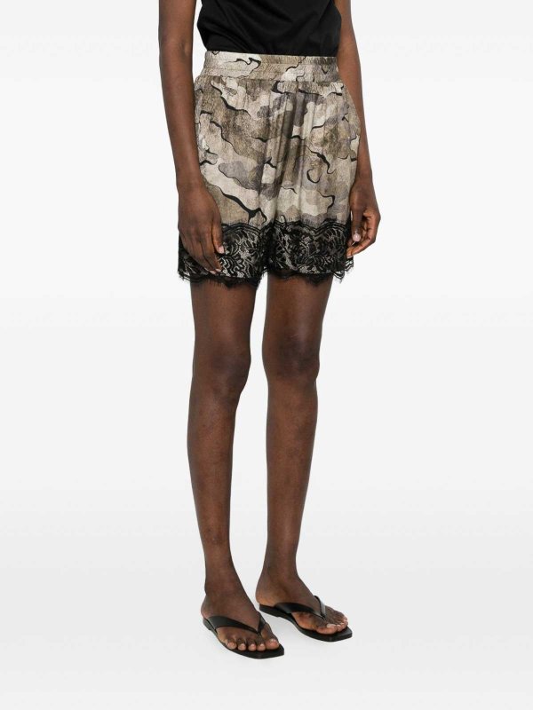 The Best Shops Pinko: Hosen Shorts - Shorts - Beige