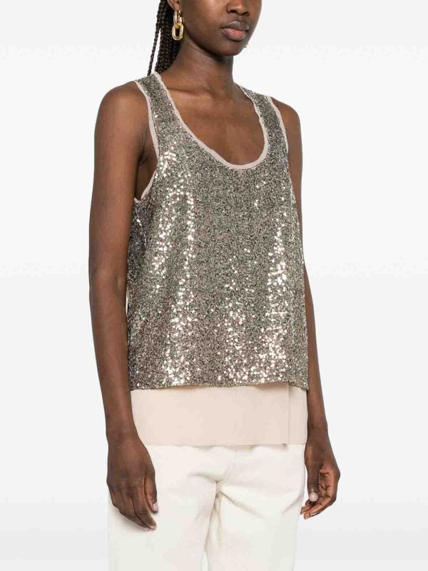 The Best Shops Pinko: トップス＆タンクトップ - トップ/タンクトップ - 金