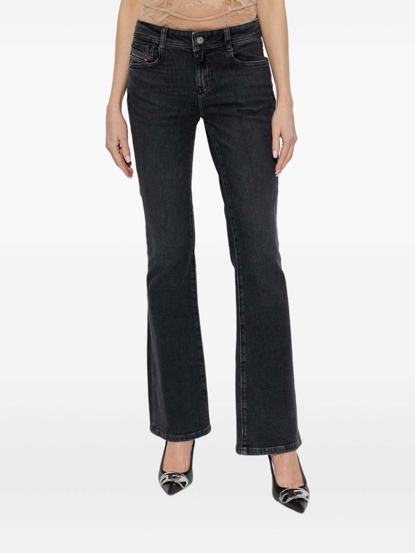 ストレートジーンズ - 黒 shop online: DIESEL