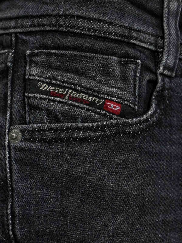 DIESEL buy online ストレートジーンズ - 黒