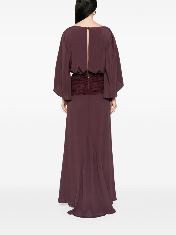 Pinko buy online マキシドレス - ダークレッド