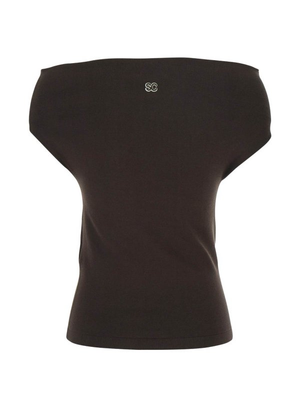 Semicouture: Tops und Tank Tops online - Top - Braun