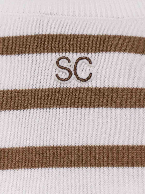 Semicouture: Tops y camisetas sin mangas online - Top - Beis