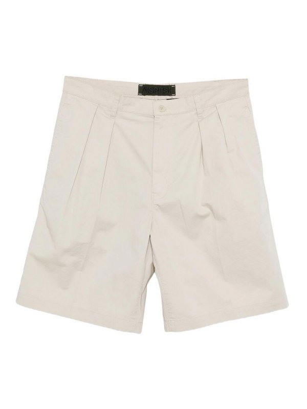 ASPESI: pantaloni shorts - Bermuda beige