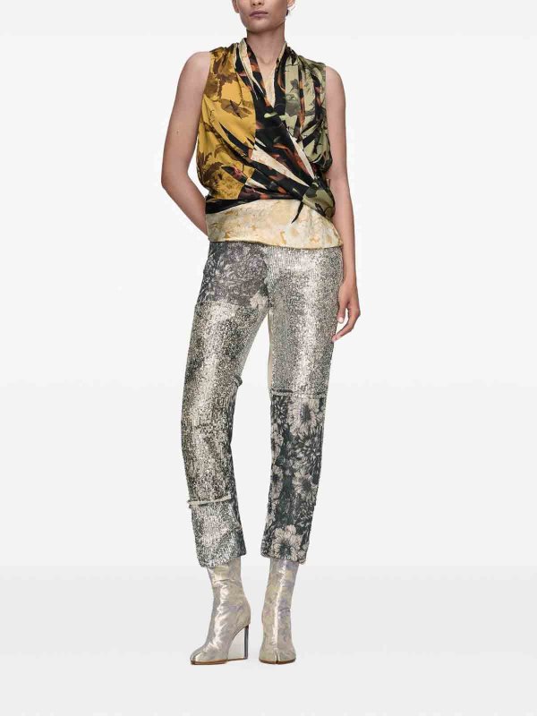 Maison Margiela: カジュアルトラウザー online - カジュアルパンツ - マルチカラー