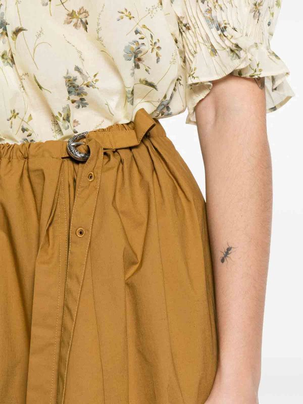 膝丈/ミディスカート - ブラウン shop online: Pinko