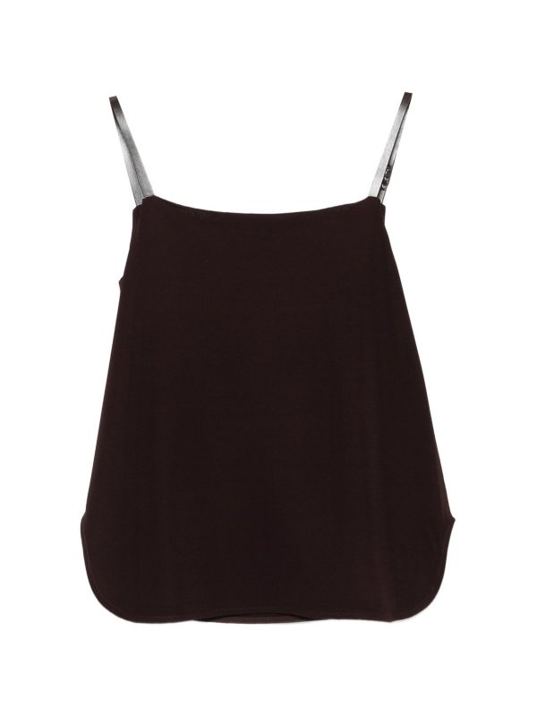 The Best Shops Semicouture: Tops y camisetas sin mangas - Top - Marrón