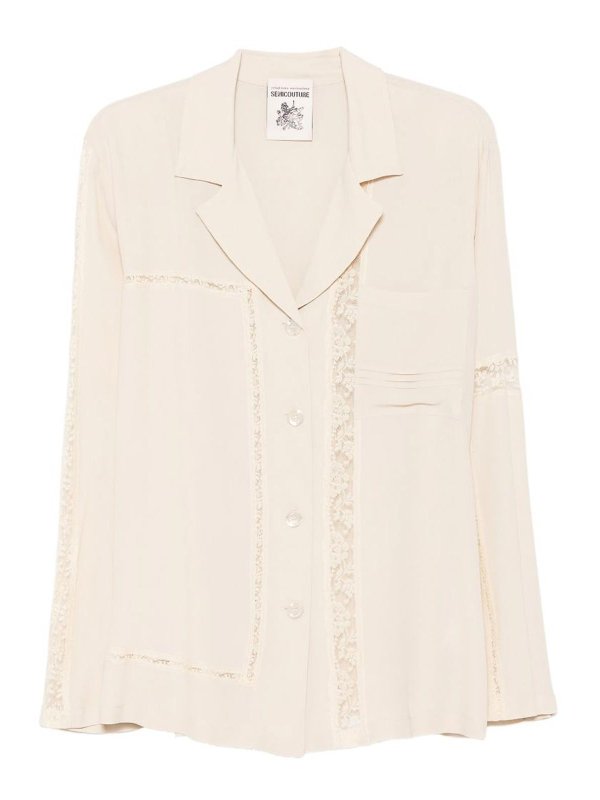 Semicouture: Hemden - Hemd - Beige