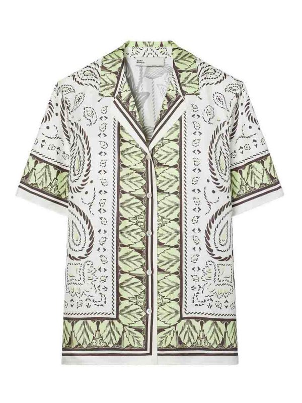 TORY BURCH: シャツ - シャツ - 緑