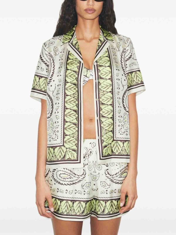 シャツ - 緑 shop online: TORY BURCH