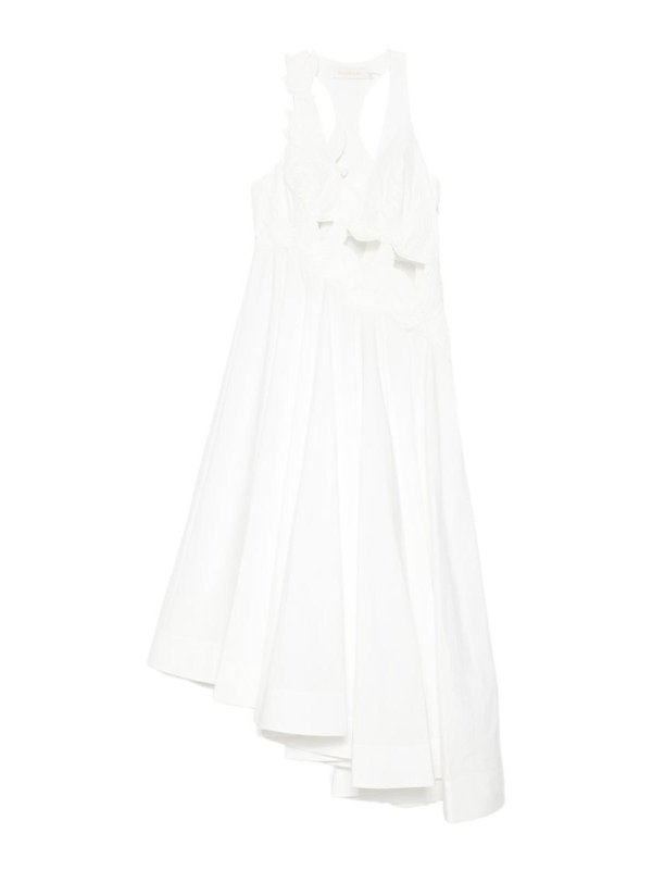 ZIMMERMANN: Knielange Kleider - Knielanges Kleid - Creme