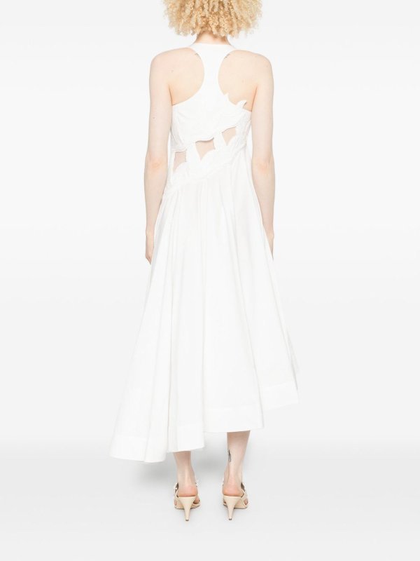 ZIMMERMANN buy online Knielanges Kleid - Creme