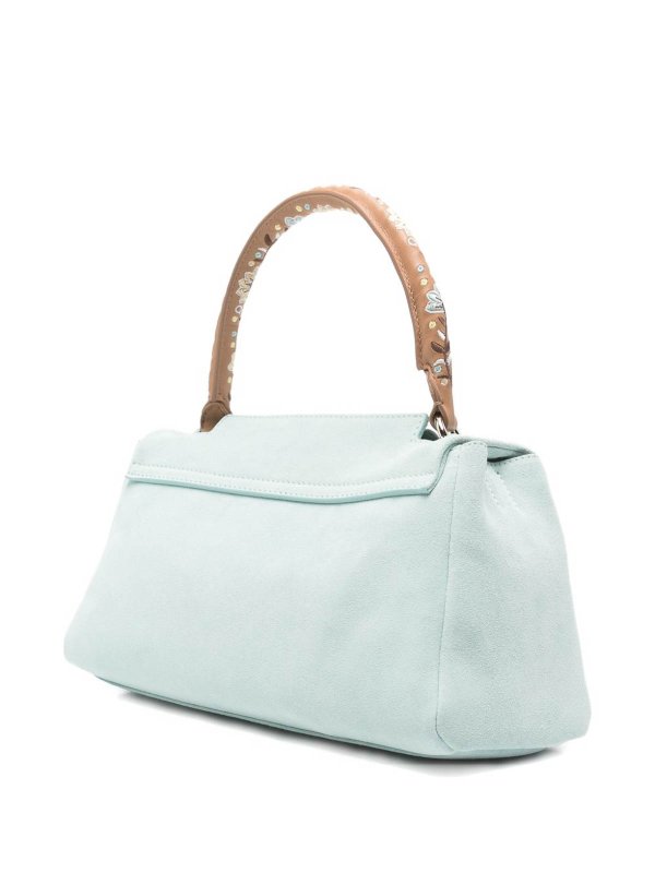 The Best Shops ORCIANI: Handtaschen - Shopper - Hellblau