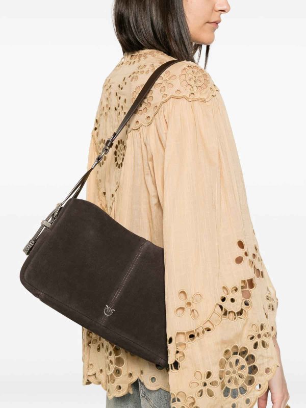 Pinko: Schultertaschen online - Schultertasche - Braun