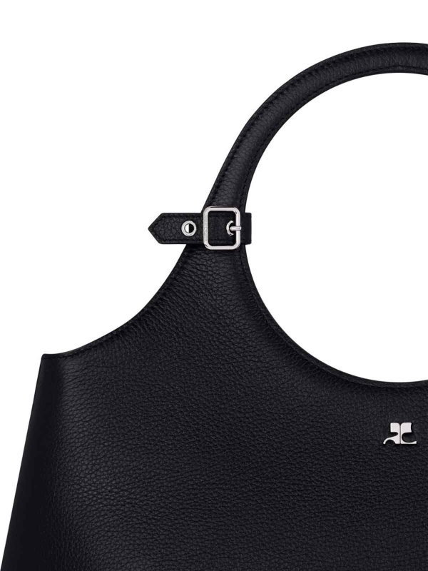 Courreges: Handtaschen online - Shopper - Schwarz