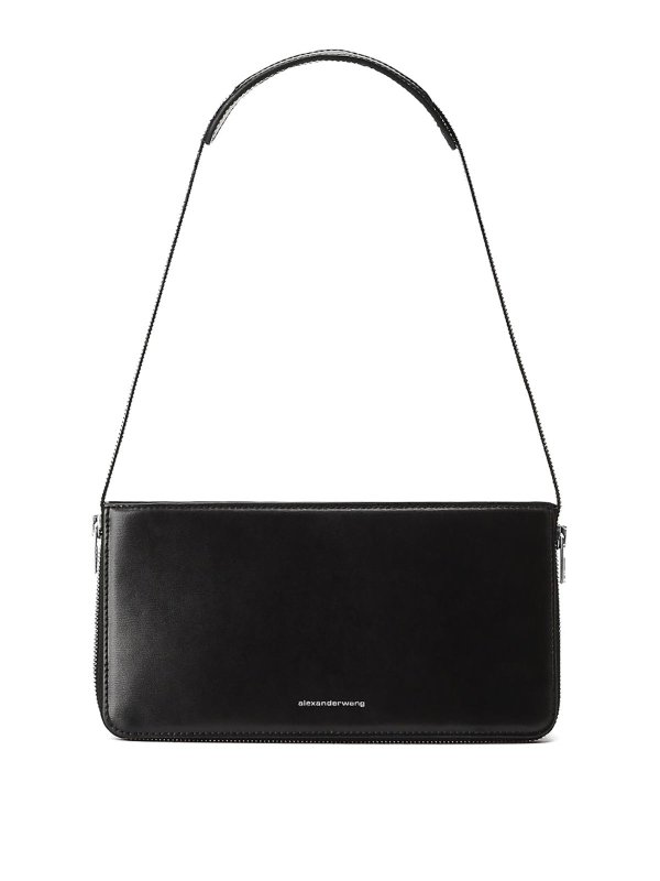 ALEXANDER WANG: ショルダーバッグ - ショルダーバッグ - 黒