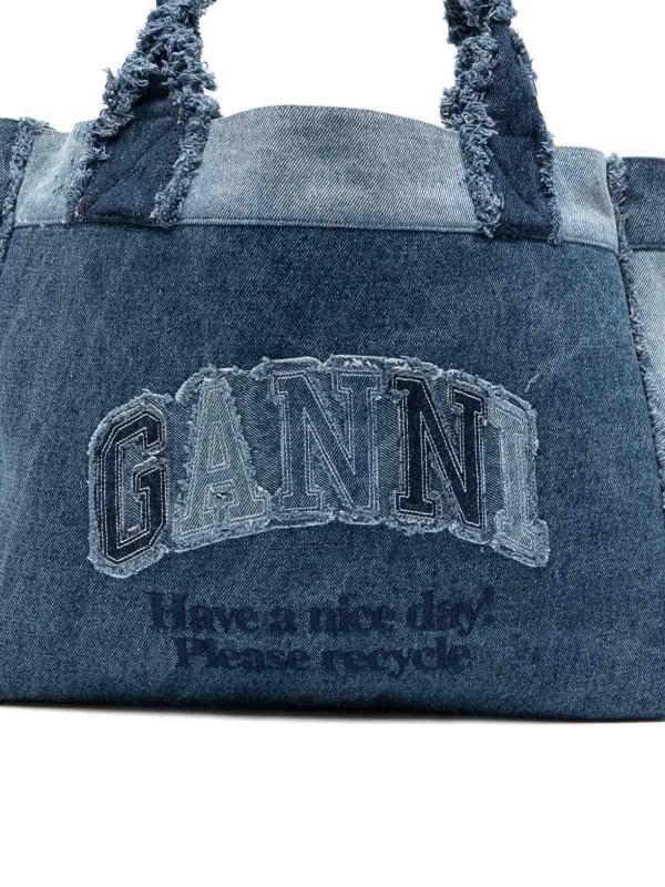 GANNI: トートバッグ online - トートバッグ - ミディアムウォッシュ