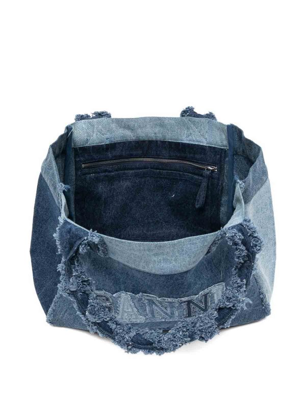 トートバッグ - ミディアムウォッシュ shop online: GANNI