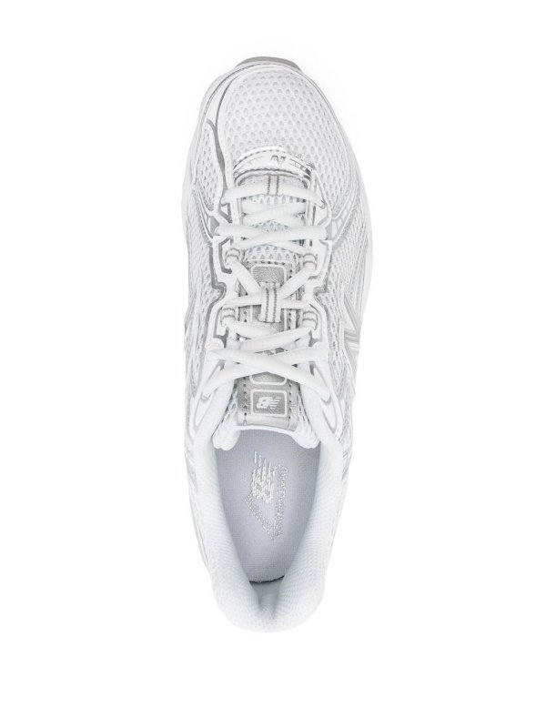 Scneaker bianche e argento shop online: NEW BALANCE