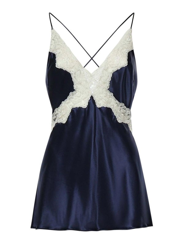 ALBERTA FERRETTI: Tops y camisetas sin mangas - Top - Azul