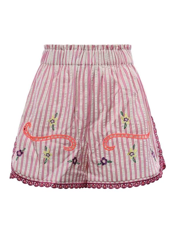 CELIA B: Hosen Shorts - Shorts - Nude