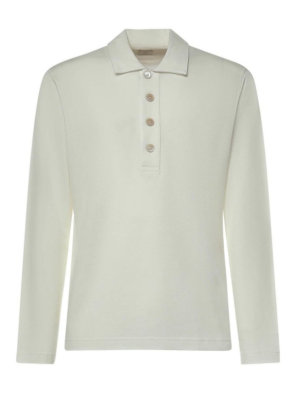 ELEVENTY: Poloshirts - Poloshirt - Weiß