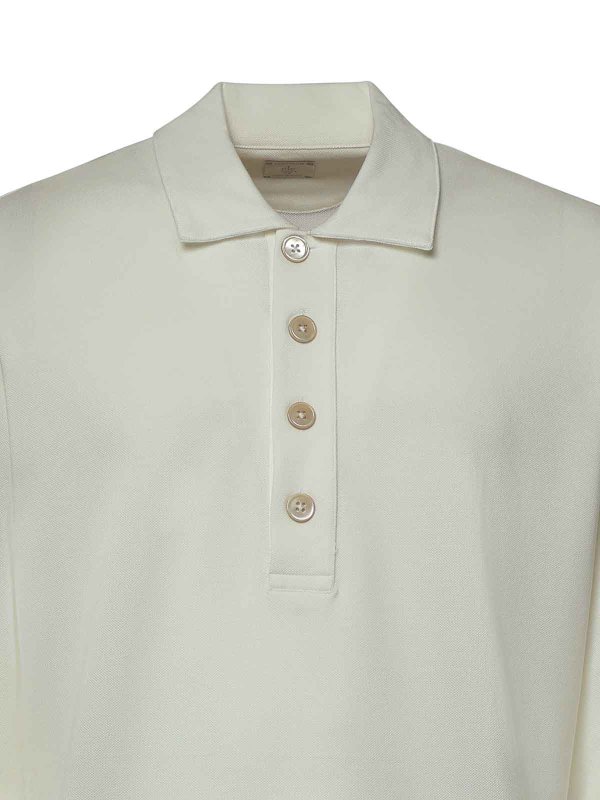 The Best Shops ELEVENTY: Poloshirts - Poloshirt - Weiß