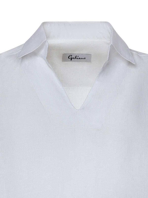 The Best Shops GIULIANO GALIANO: ポロシャツ - ポロシャツ - 白