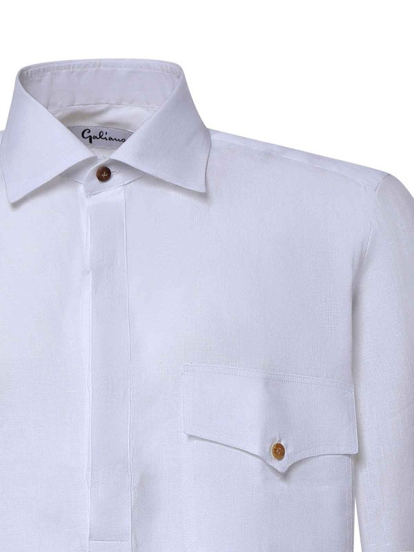 The Best Shops GIULIANO GALIANO: シャツ - シャツ - 白