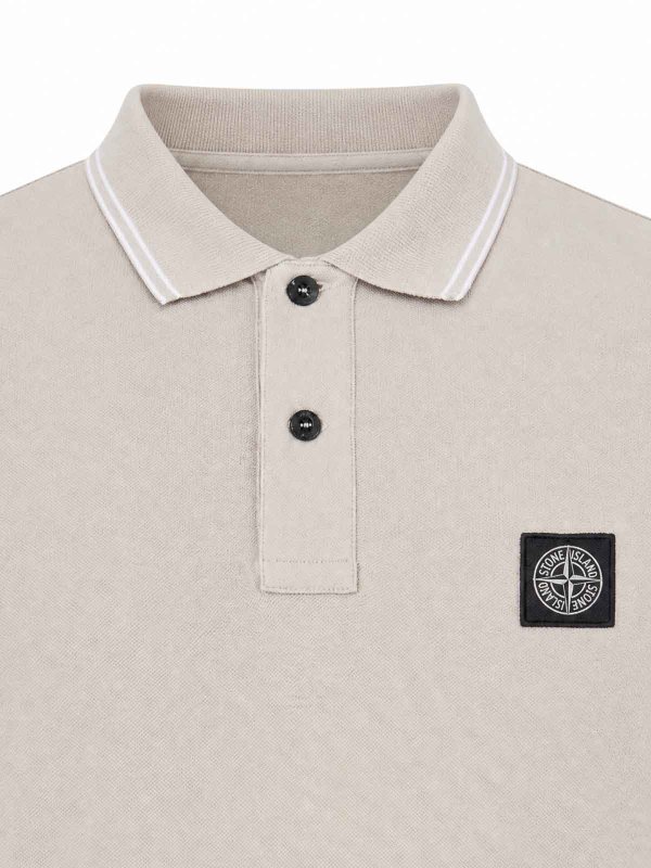 The Best Shops STONE ISLAND: Polos  - Polo - Gris Clair