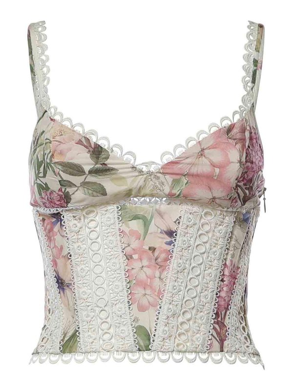 CHARO RUIZ: Tops und Tank Tops - Top - Creme
