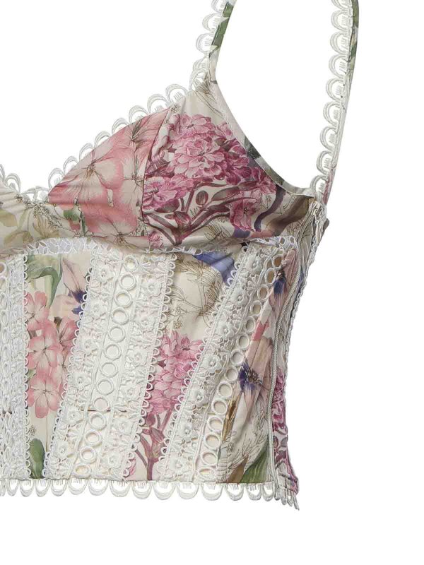 The Best Shops CHARO RUIZ: Tops und Tank Tops - Top - Creme