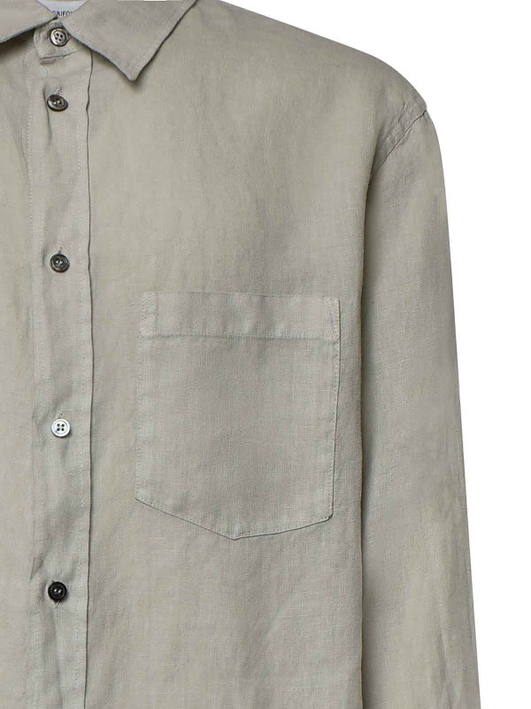 The Best Shops Mauro Grifoni: shirts - Linen Shirt
